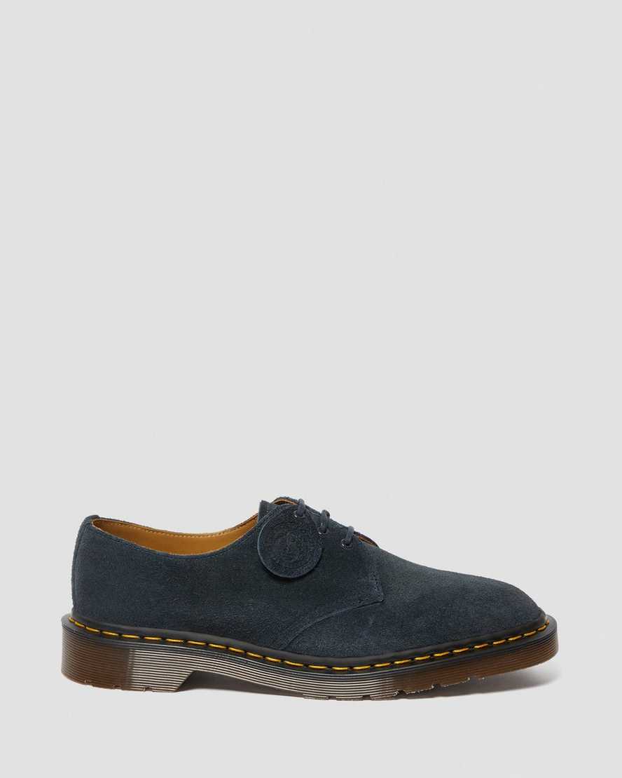 zapatos oxford dr martens 1461 para mujer color azul marino fabricados en inglaterra