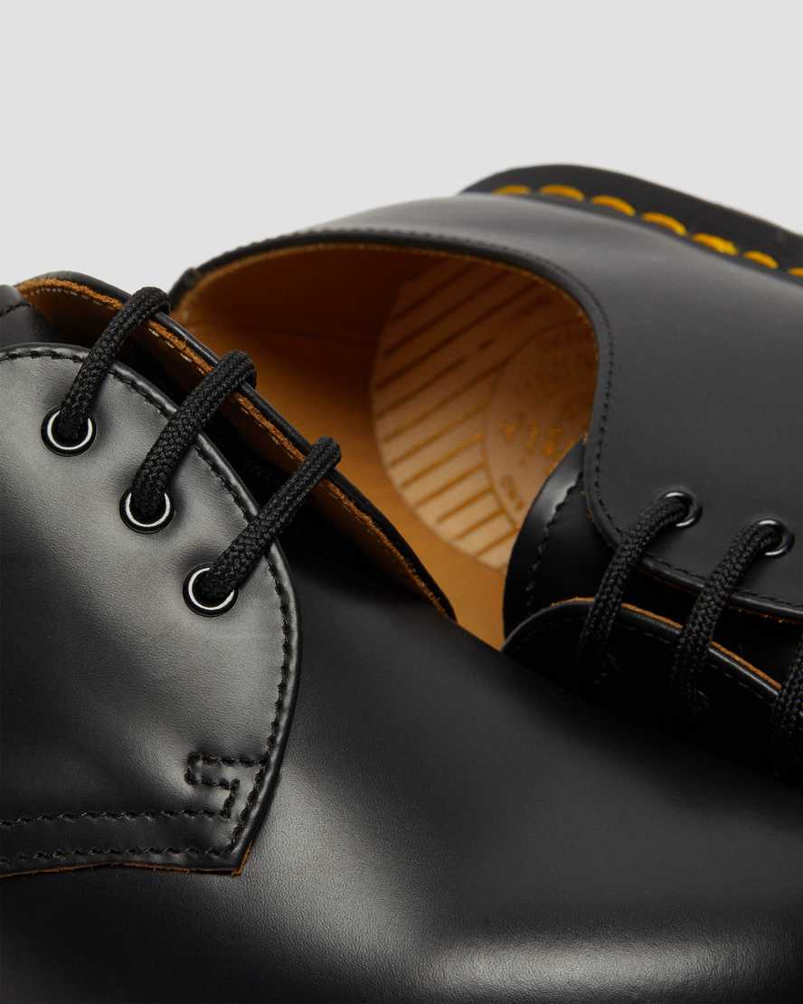 zapatos oxford negros dr martens 1461 vintage para mujer fabricados en inglaterra