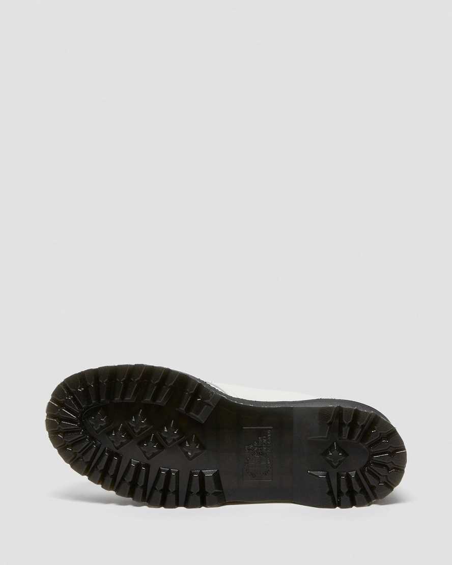 zapatos de plataforma blancos dr martens 1461 smooth para mujer