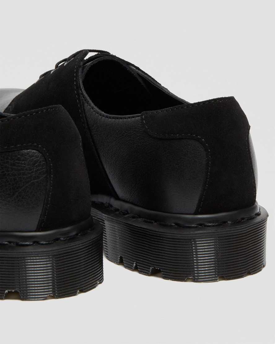 zapatos negros dr martens 1461 saddle para mujer