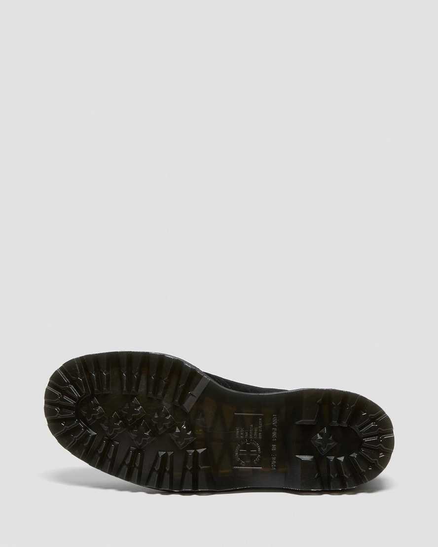 zapatos negros dr martens 1461 saddle para mujer